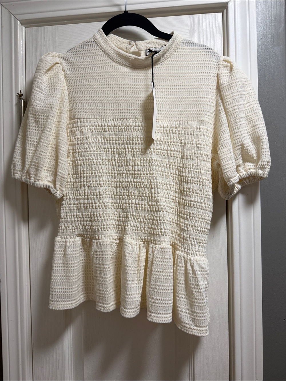 Bagatelle new with tags size large ivory top